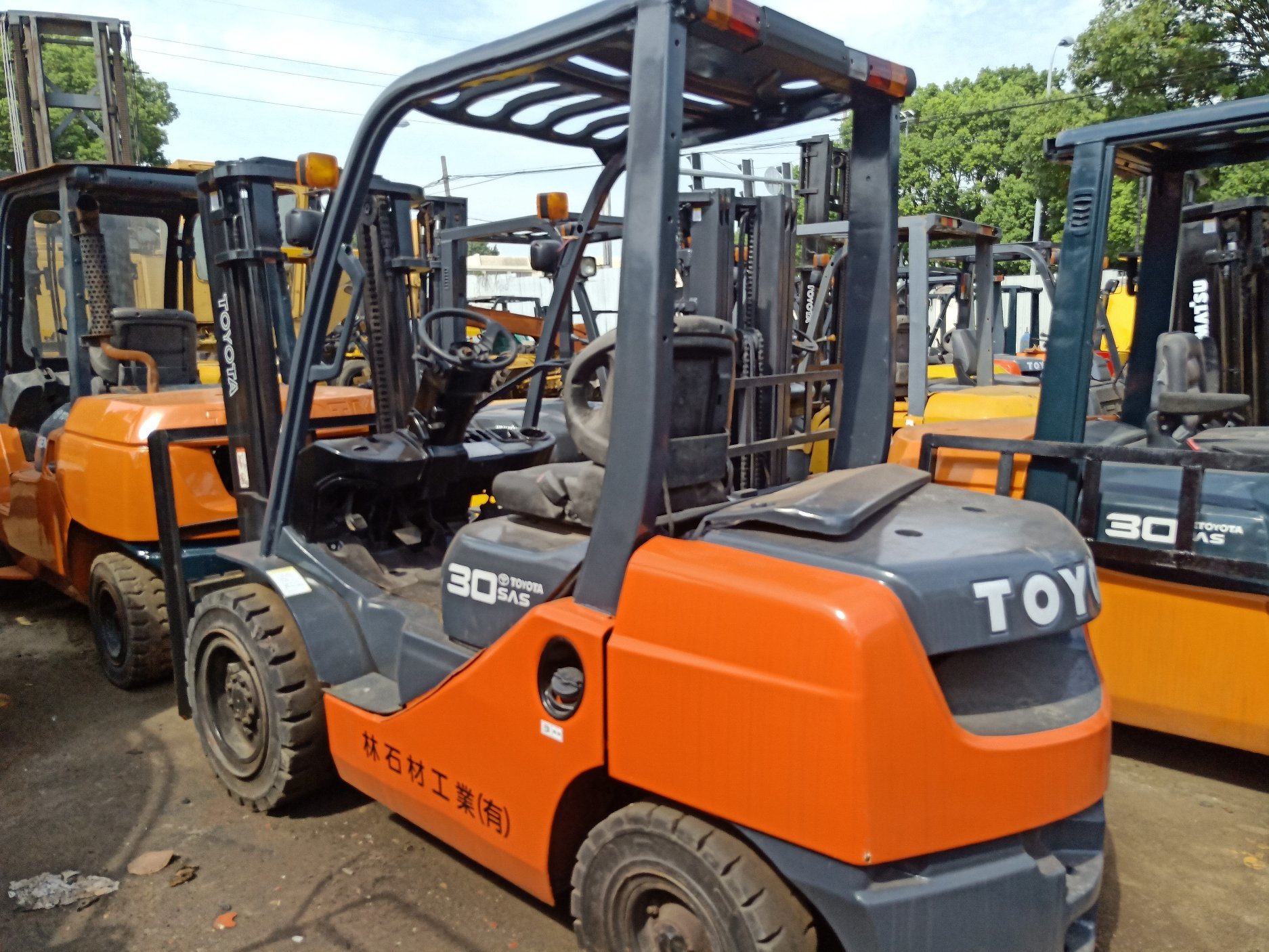 Used Forklift Toyota 3t 4t 5t in Good Working Condition