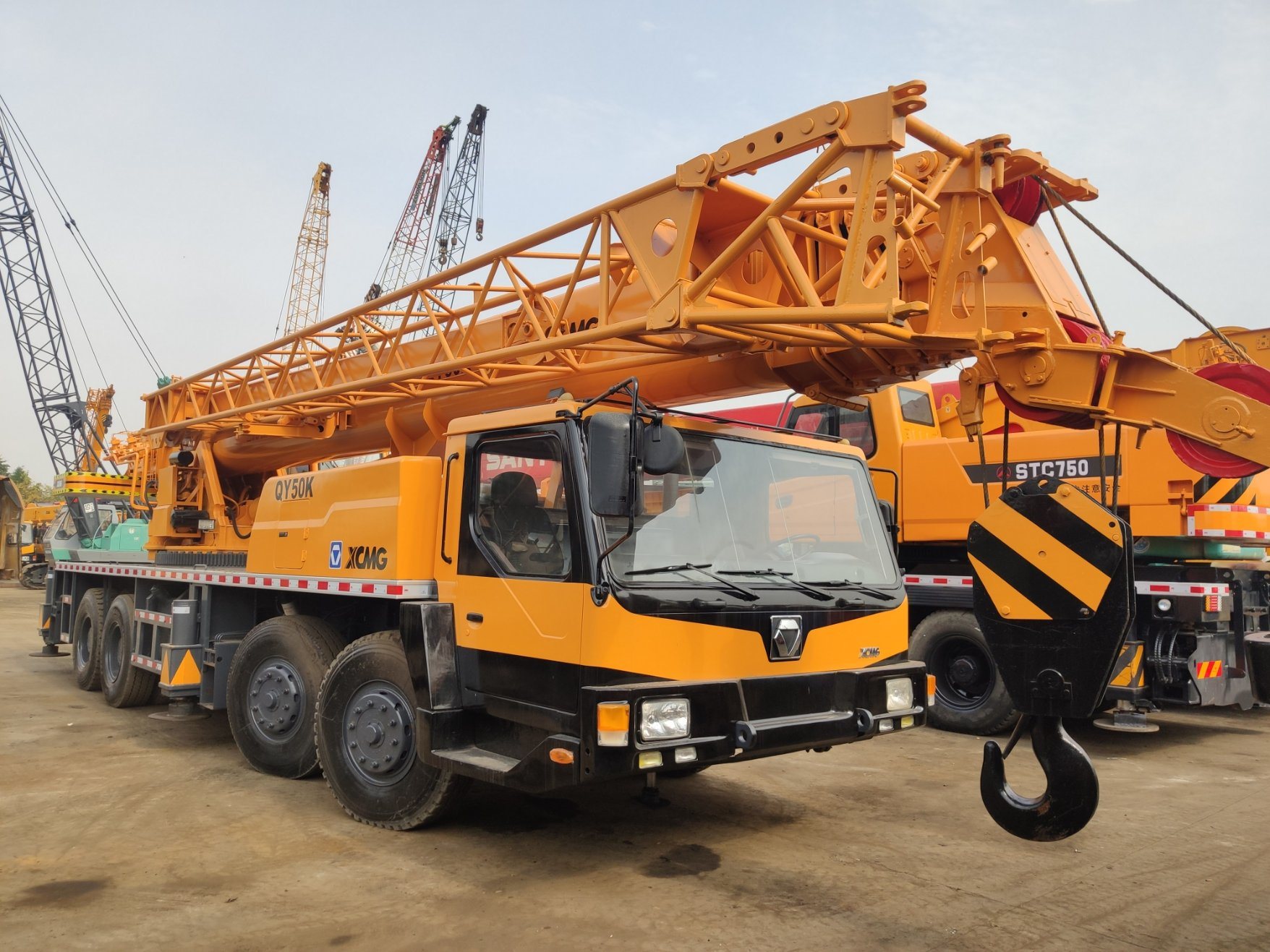 Used Heavy Mobile Truck Crane 50ton in Good Working Condition