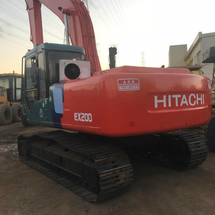 Used Hitachi Crawler Hydraulic Excavator (EX200) -Made in Japan