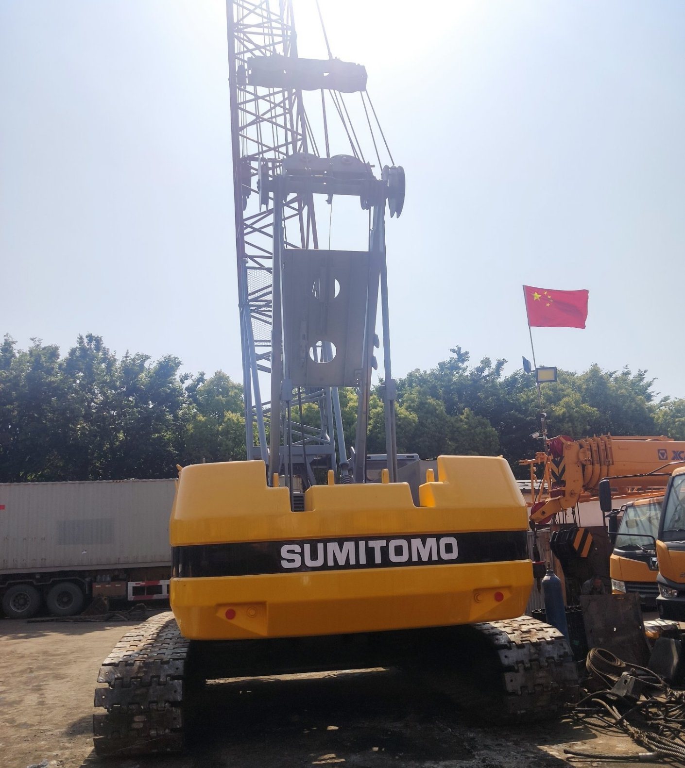 
                Usado japonês Sumitomo 50t guindaste de lagartas Sc500-2 / Sumitomo Sc500-2 Guindaste de lagartas 50ton
            