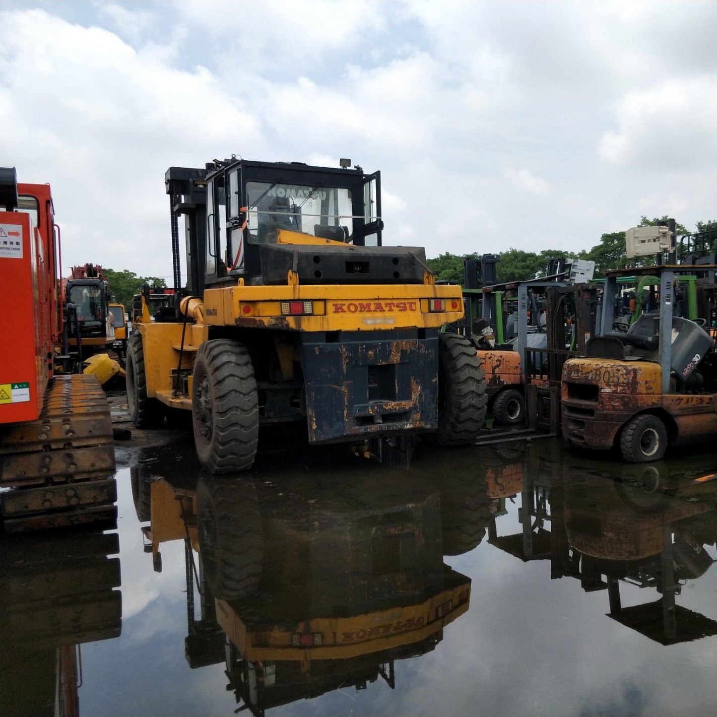 Used Komatsu Fd300 30 Ton Komatsu Diesel Forklift for Sale