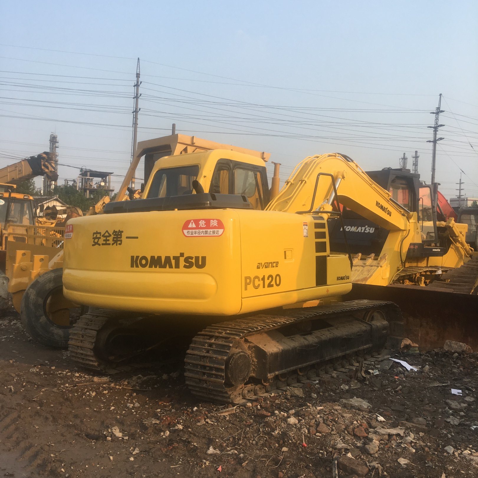 China 
                Used Komatsu PC120 Excavator/ Used Hitachi Ex120 Excavator
             supplier