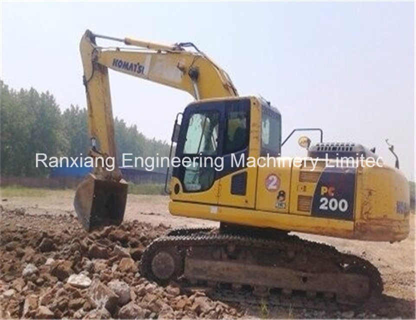 China 
                Usadas Komatsu PC200 (20t) excavadora de cadenas hidráulico
             proveedor