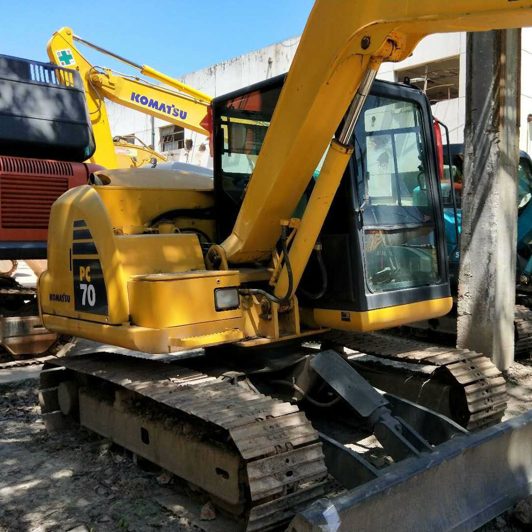 Used Komatsu Small Mini Excavator PC70 in Good Condition