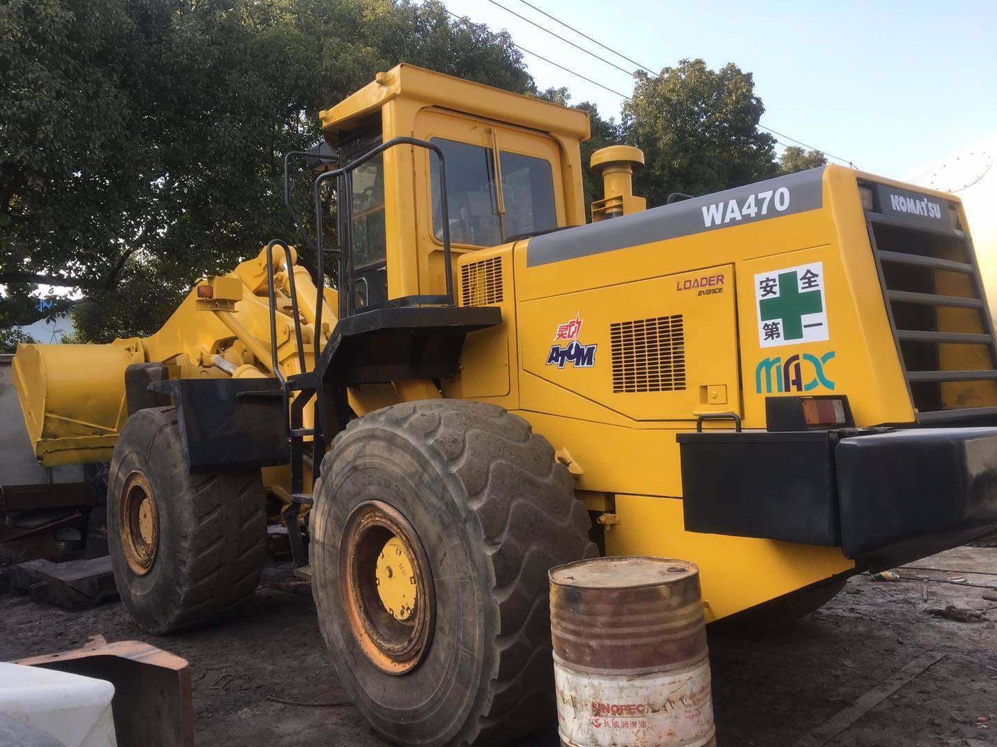 
                Komatsu Wa420 휠 로더, Komatsu Loader를 사용했습니다
            