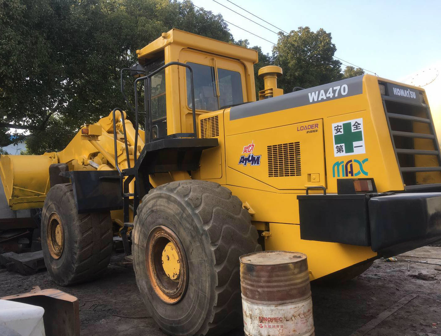 Used Komatsu Wa470-3 Wheel Loader Komatsu