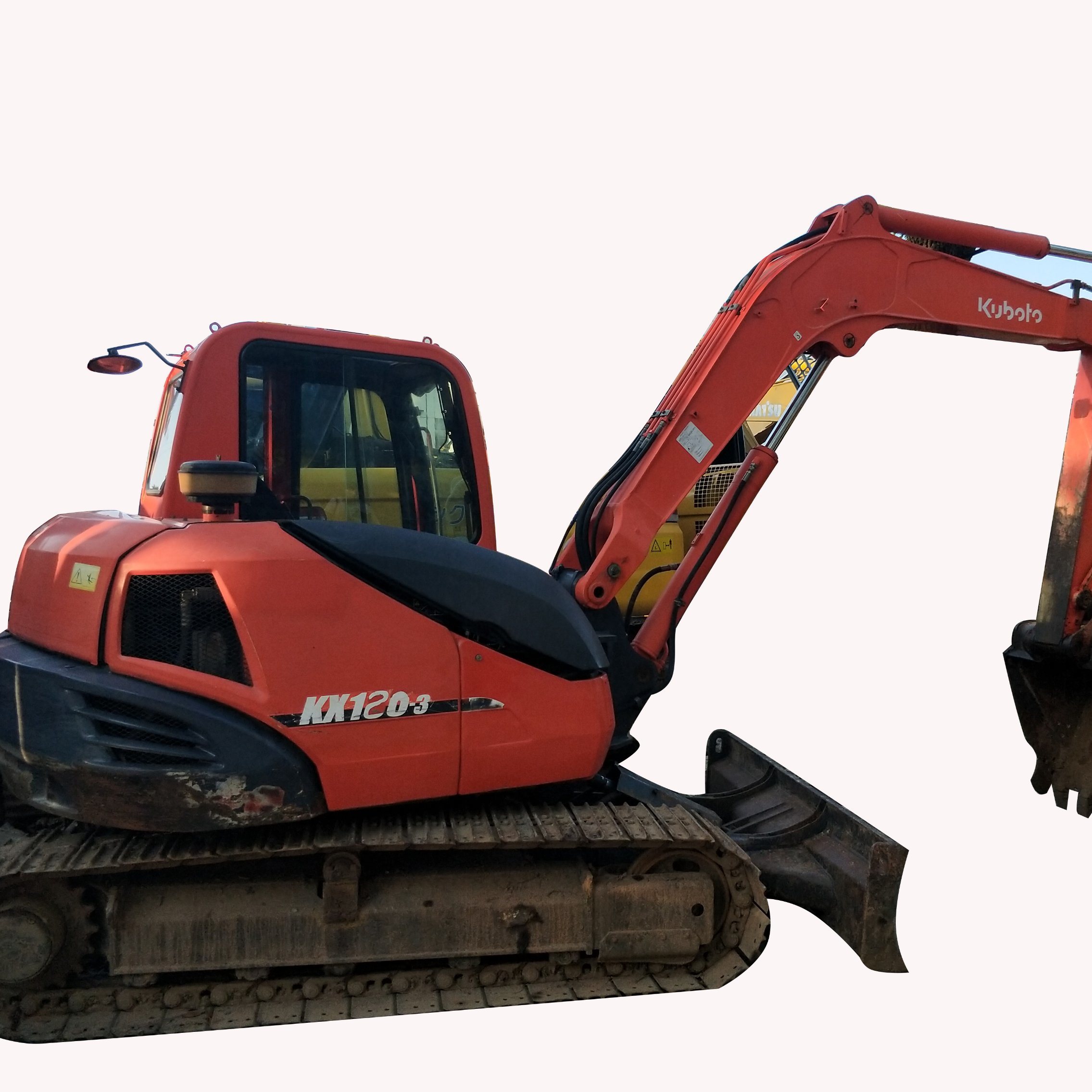 Used Kubota Kx120-3crawler Excavatororiginal China Construction Machine