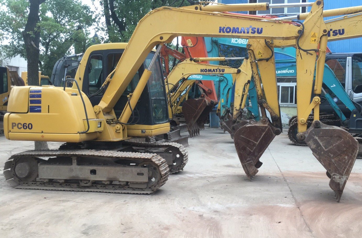 Used Mini Excavator Komatsu PC60 Small Excavator