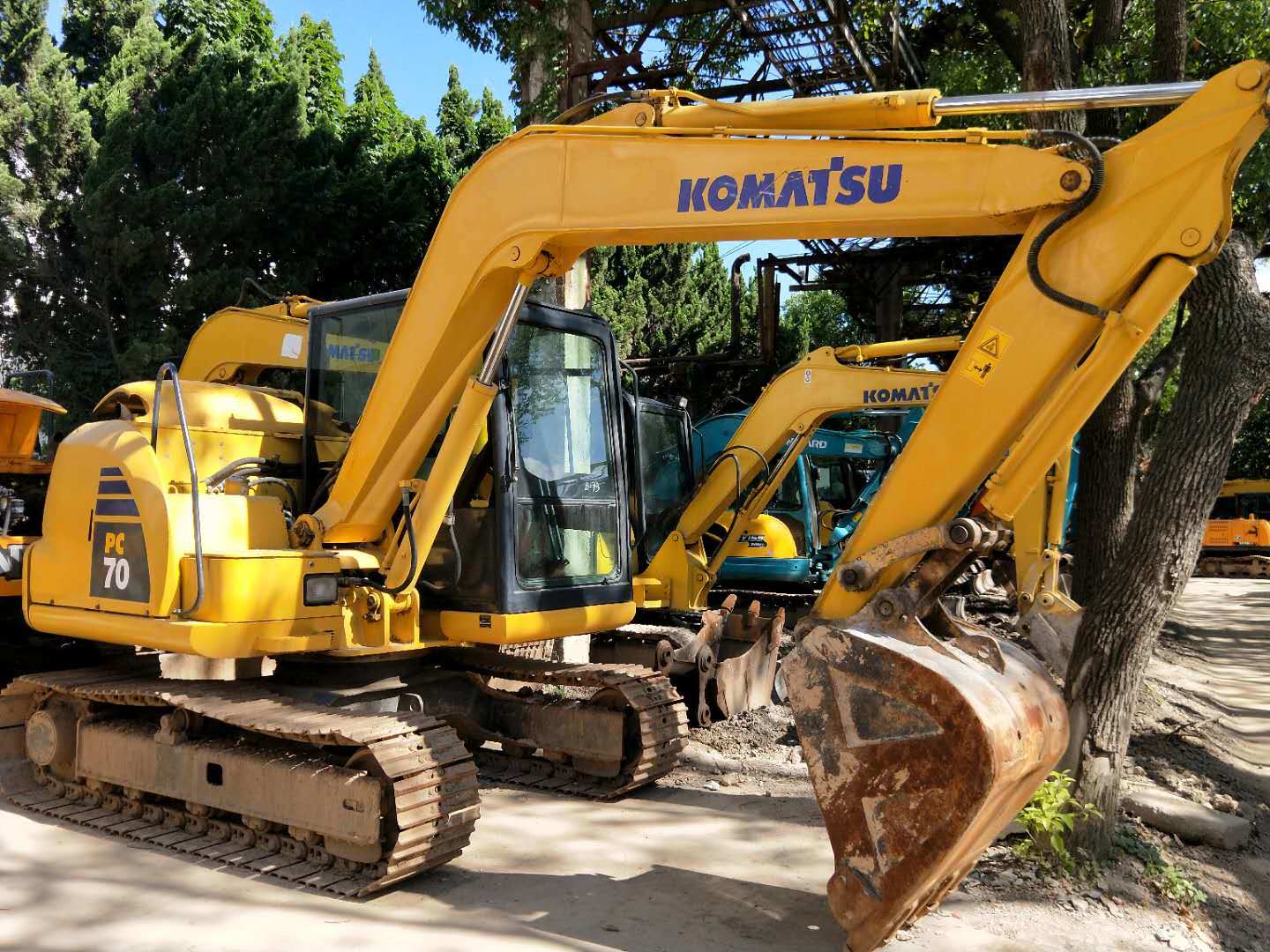 Used Mini Excavator Komatsu PC70 Small Excavator