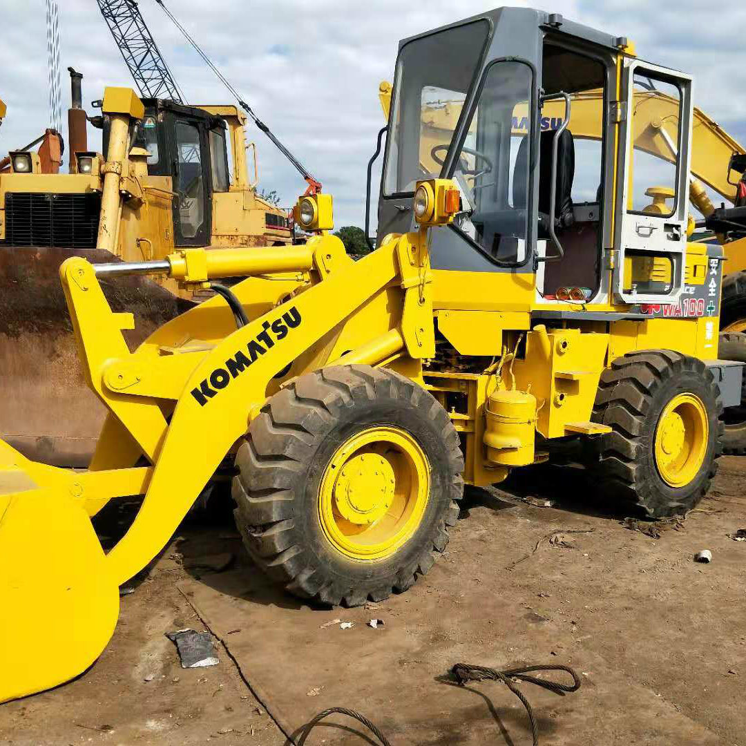 Used Mini Komatsu Loader Wa100 / Komatsu Mini Loader Wa100