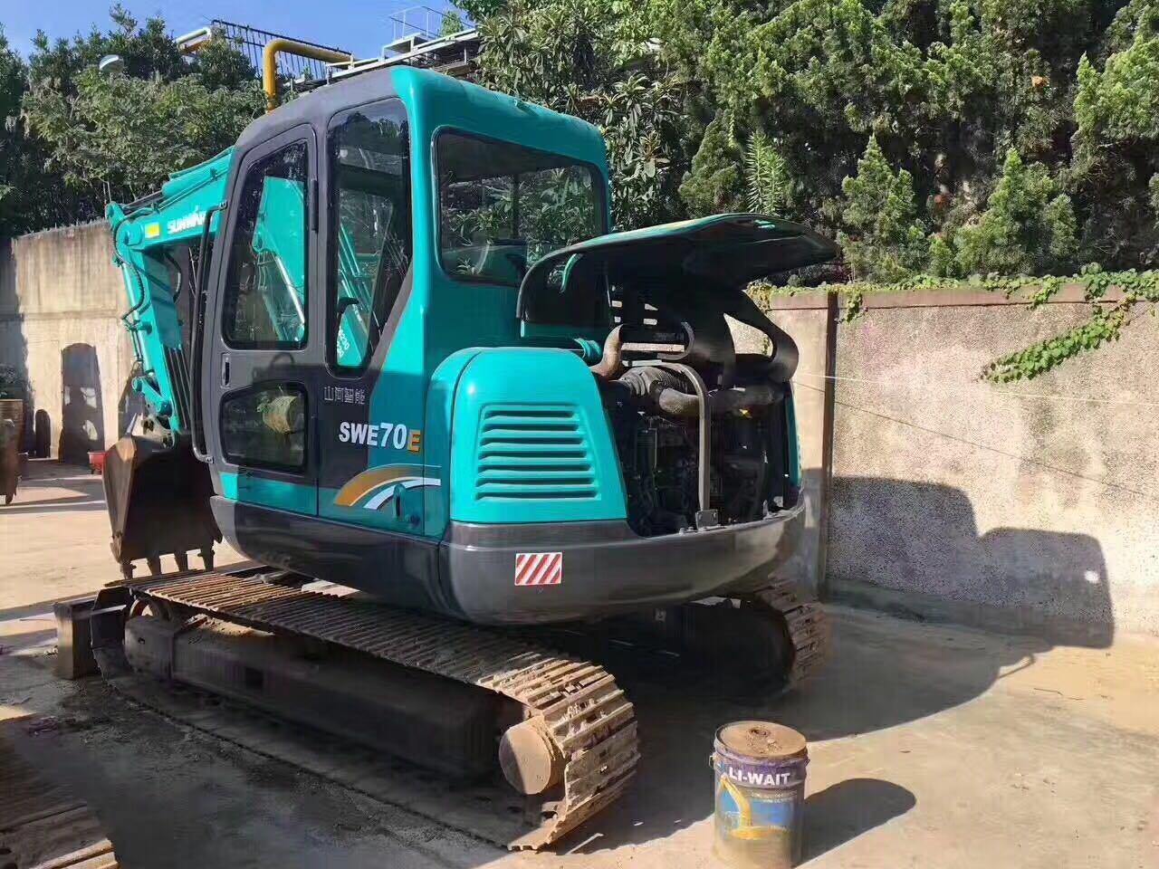 Used Original Construction Machine Hydraulic Excavator Sunward Swe70e Crawler Excavator