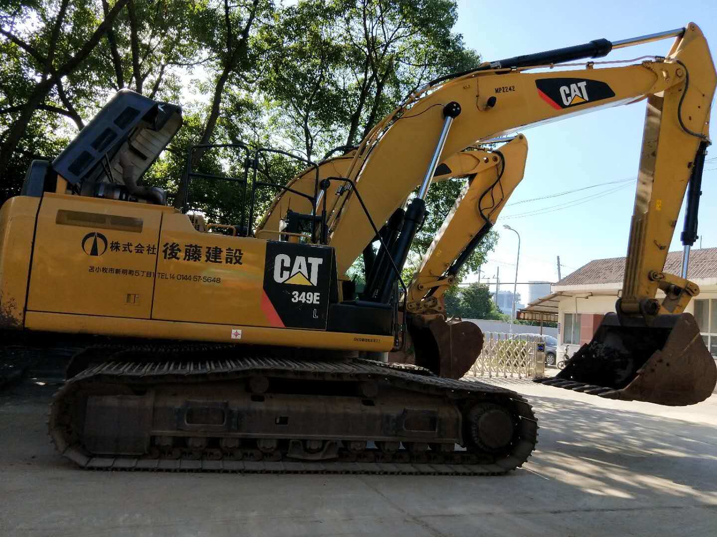 Used Simple Practical Big Crawler Excavator Caterpillar 349e