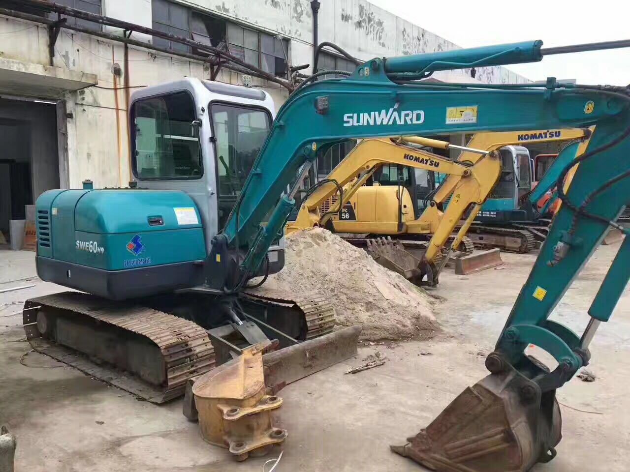 Used Sunward Swe50 Crawler Excavator Original Construction Machine Hydraulic Excavator