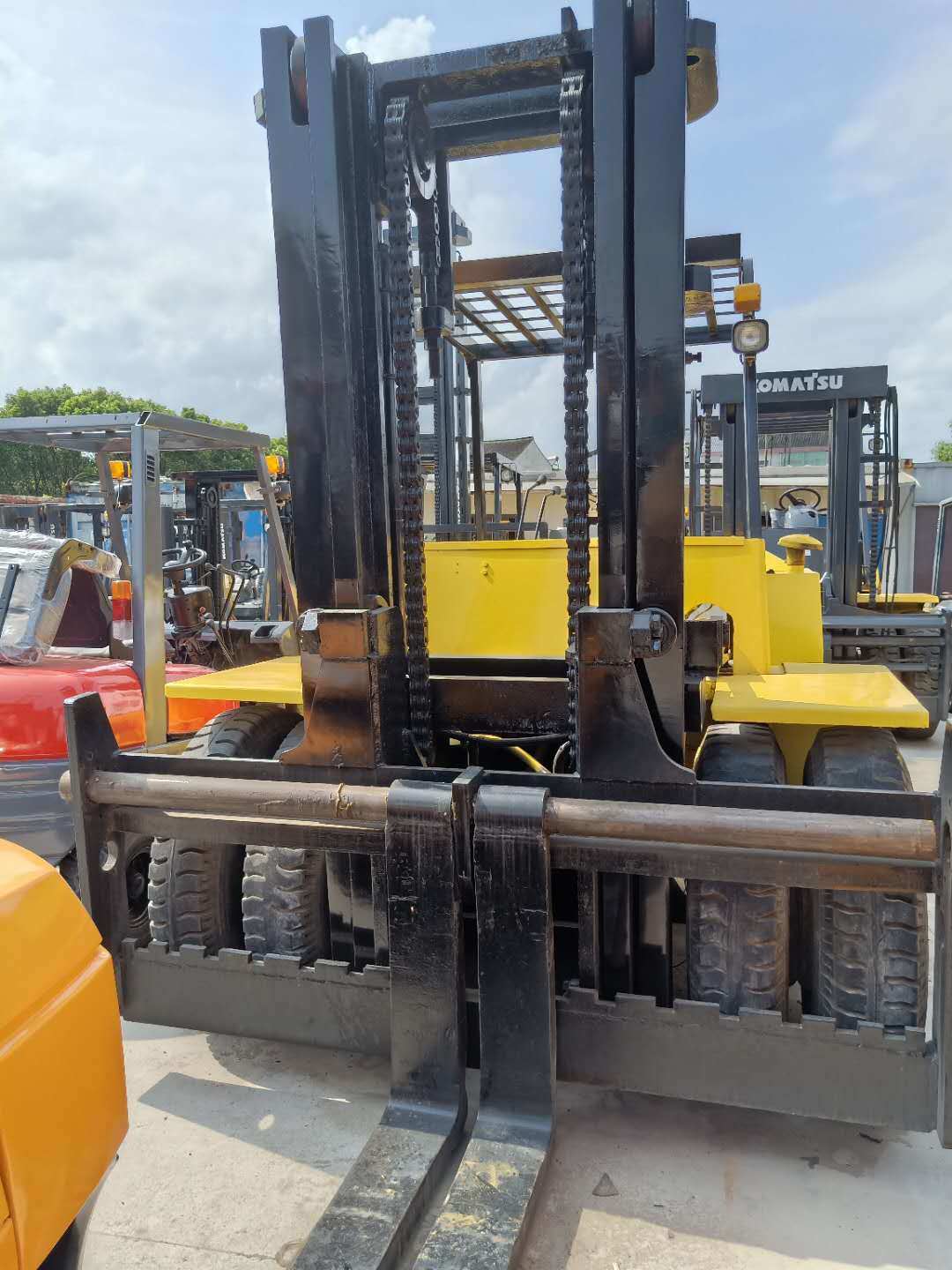 Used Tcm Fd100 Forklift 10 Ton Original Japan