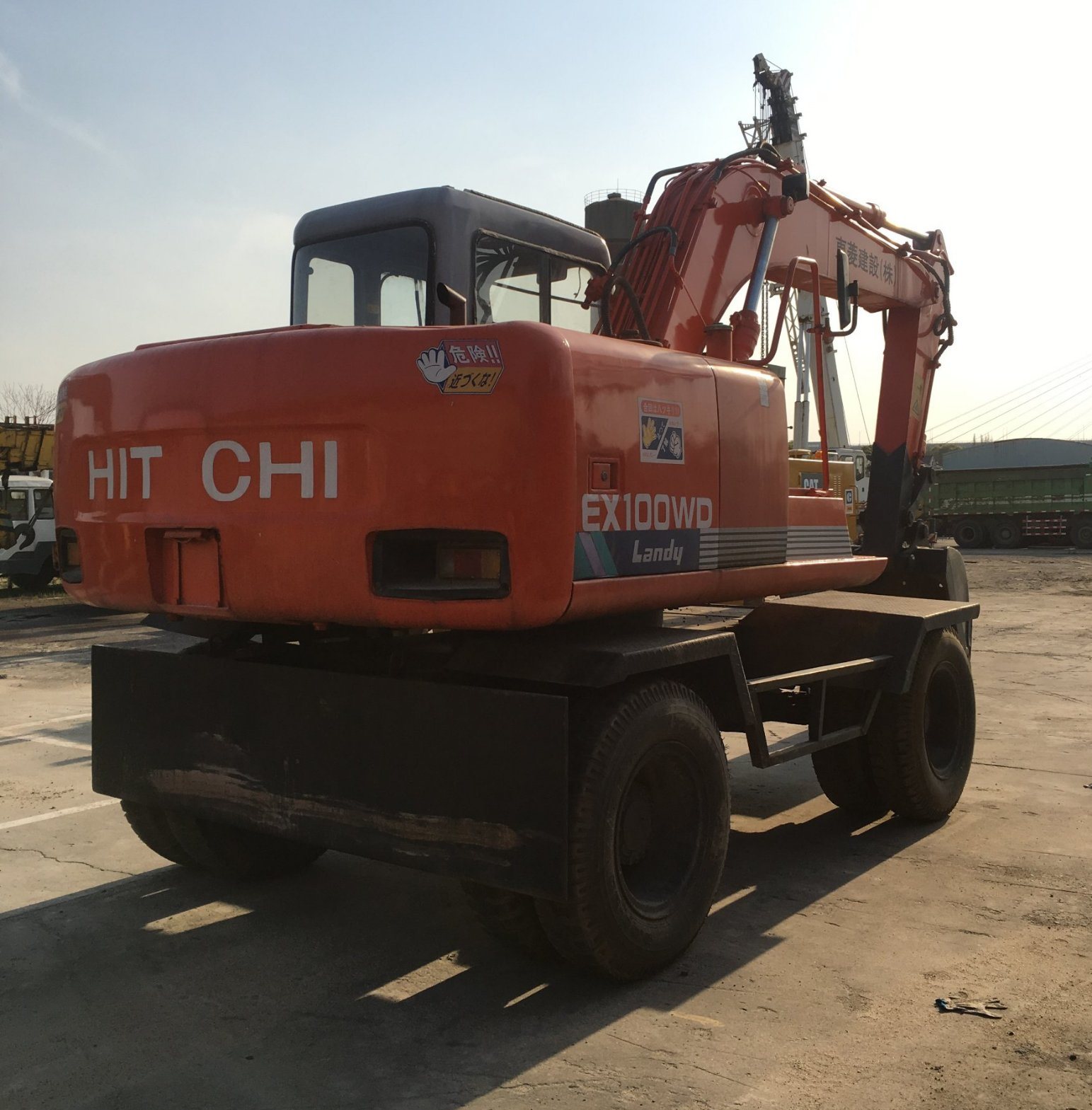 Used Wheel Loader Hitachi Ex100wd / Hitachi Ex100ED Excavator