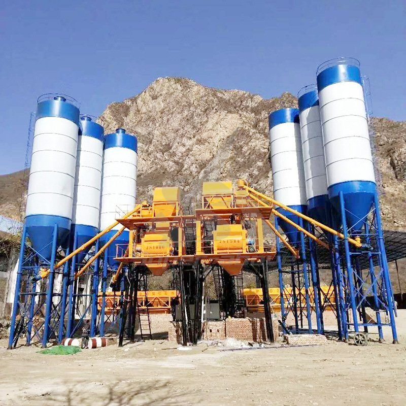 180m3/H Stationary Concrete Batching Plant with Good Price