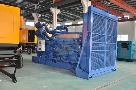 2000kw Soundproof Mtu Diesel Generators with Naked in Container From China