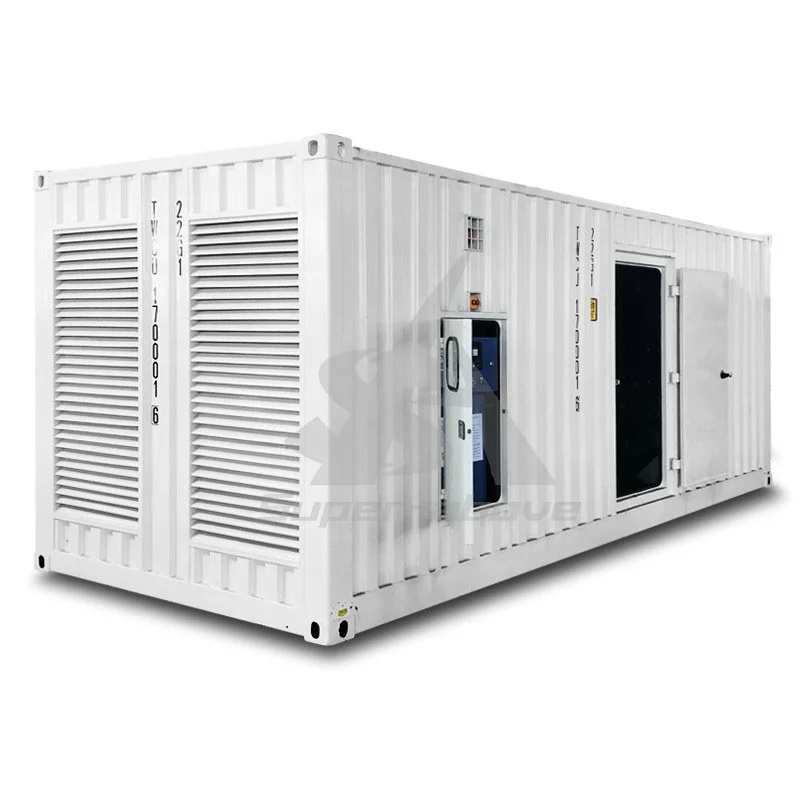 
                20ft 40FT Type de conteneur 1000kVA 2000kVA 3000kVA générateur MTU 2MW
            