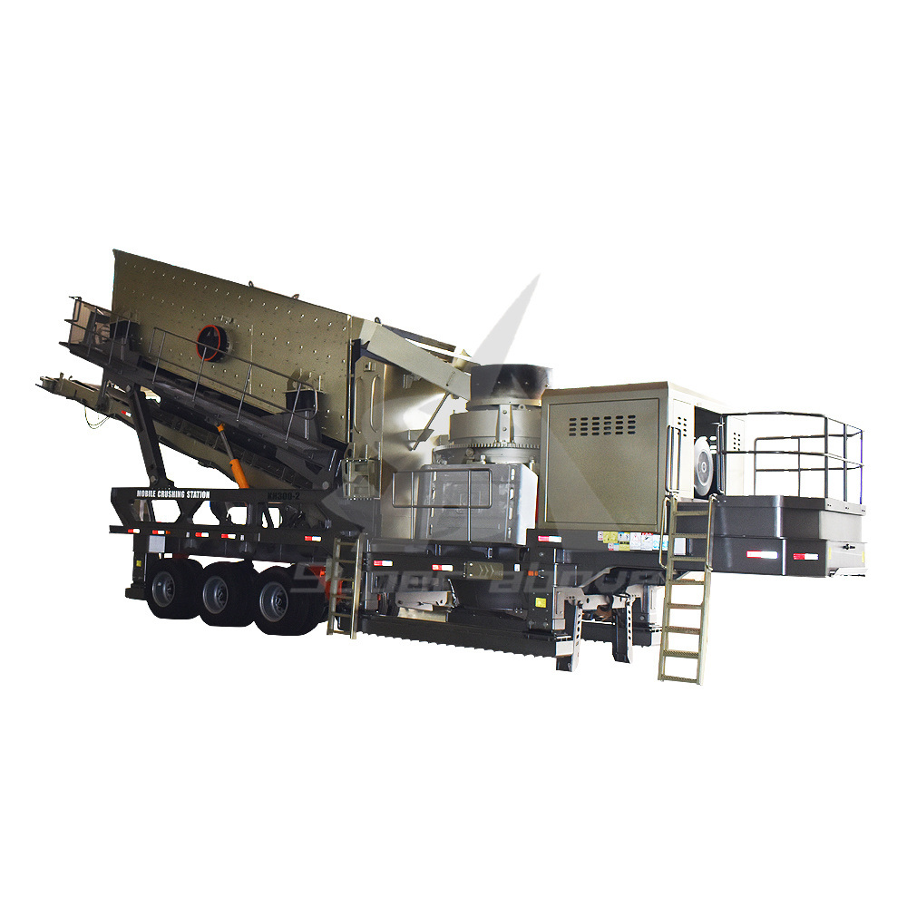 300t/H Productivity Mobile Cone Crusher with Low Price