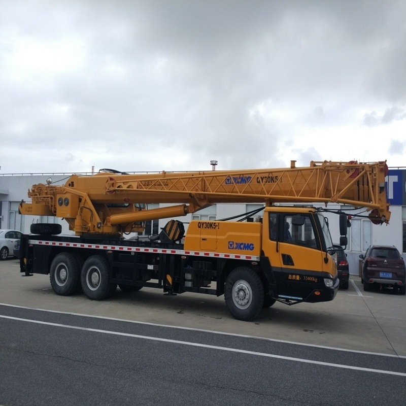 
                50トンのよい価格の道路工事のための油圧重量物運搬のトラッククレーン
            