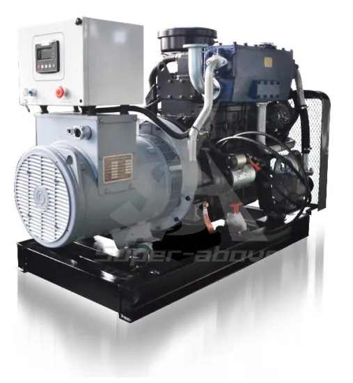 Customized Super-Above Power Set Silent Marine Diesel Generator for Sale
