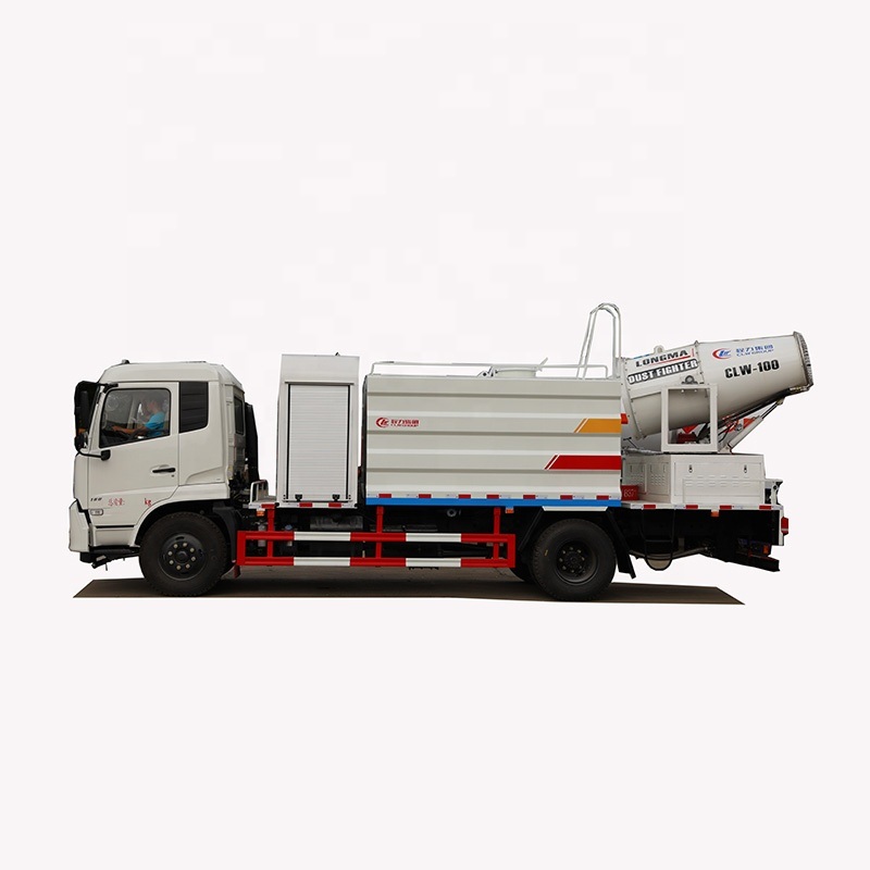 Dongfeng Water Tank Dust Suppression Sprayer 20m 30m 40m 50m 60m 100m 120m 150m Disinfection Disinfectant Truck with Remote Air-Feed Sprayer for Virus