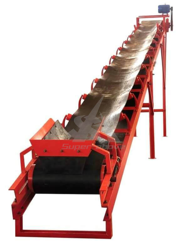 Fire Resistant Mining Industry Application Belt Conveyor System for Sale