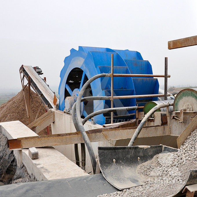 China 
                Cascalho equipamento de lavagem da Roda de Caçamba Arruela de areia para venda
             fornecedor