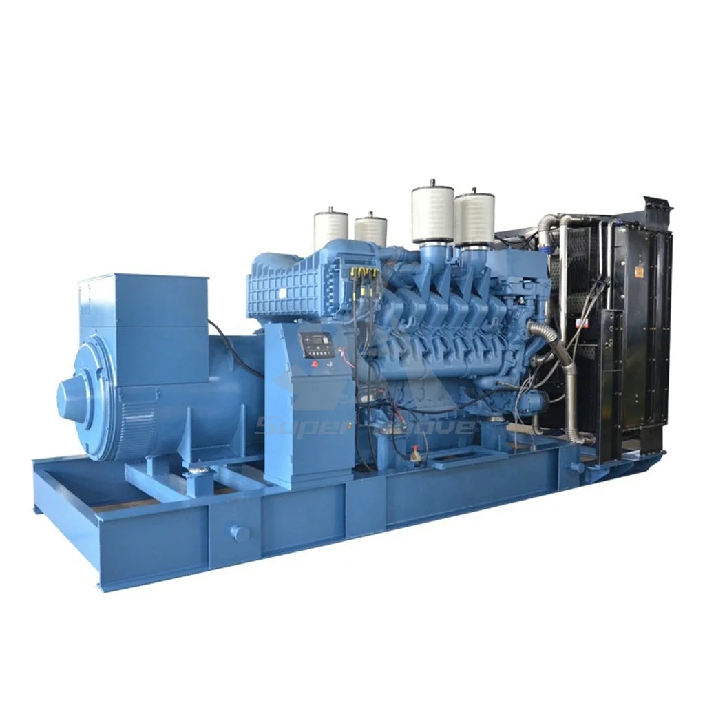 
                Hot Sale MTU Low Noise 1500 kVA/1200kw Diesel Generator met ladder Prijs
            