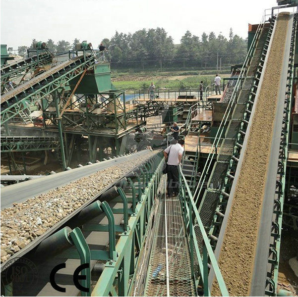 Industrial Conveying Equipment Carbon Steel Fixed Belt Conveyor with High Quality