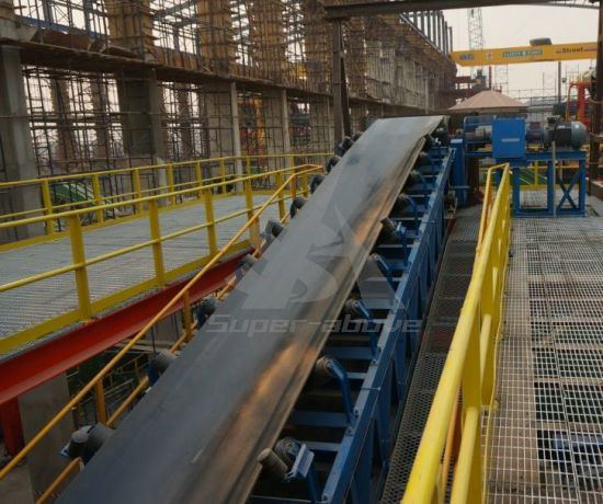 Mining Fixed Rubber Quarry Plant Electric Motor Belt Conveyor with Best Price