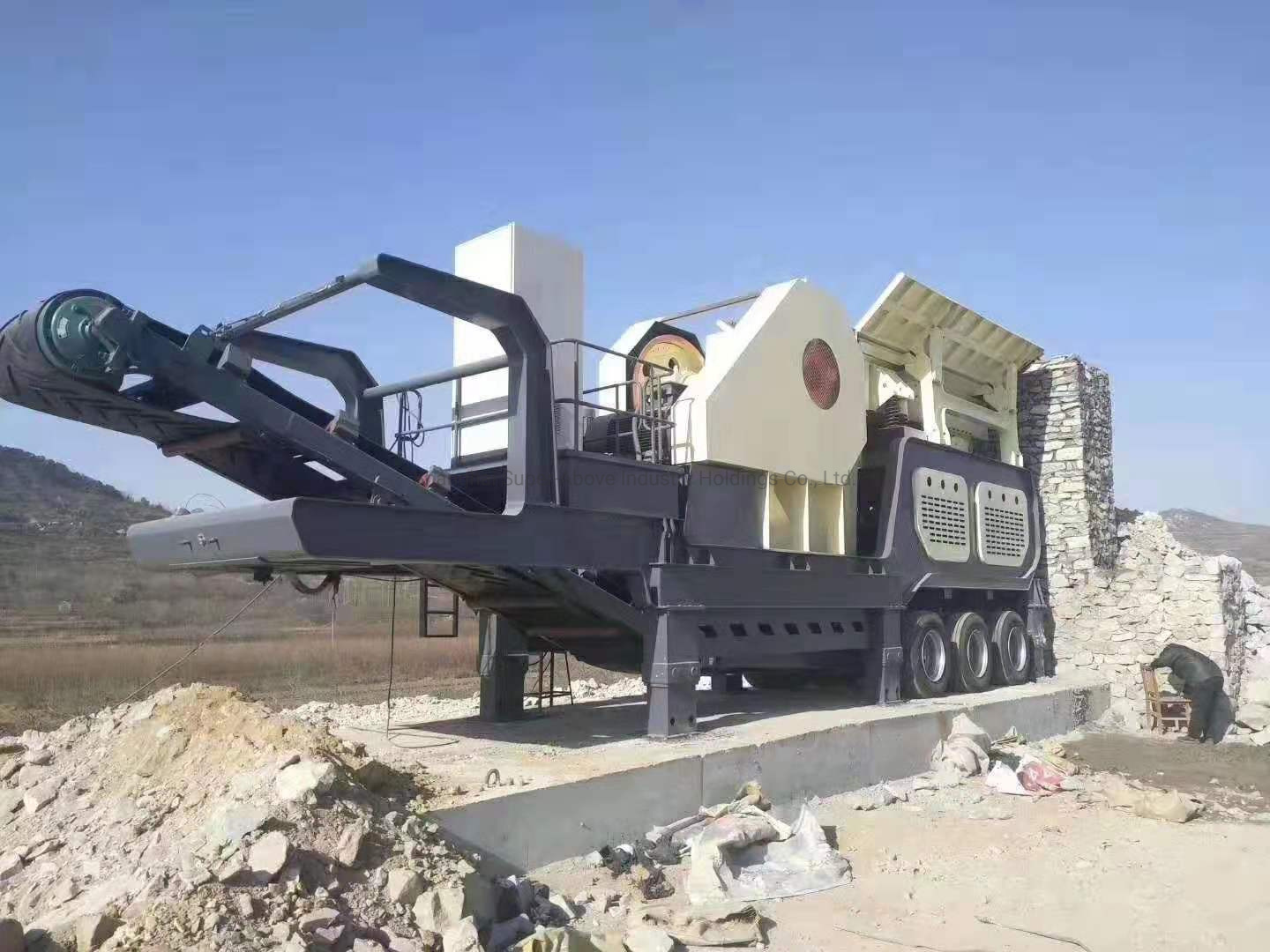 Mobile Screening Plant Portable Jaw Stone Crusher for Quartz for Sale with Best Price
