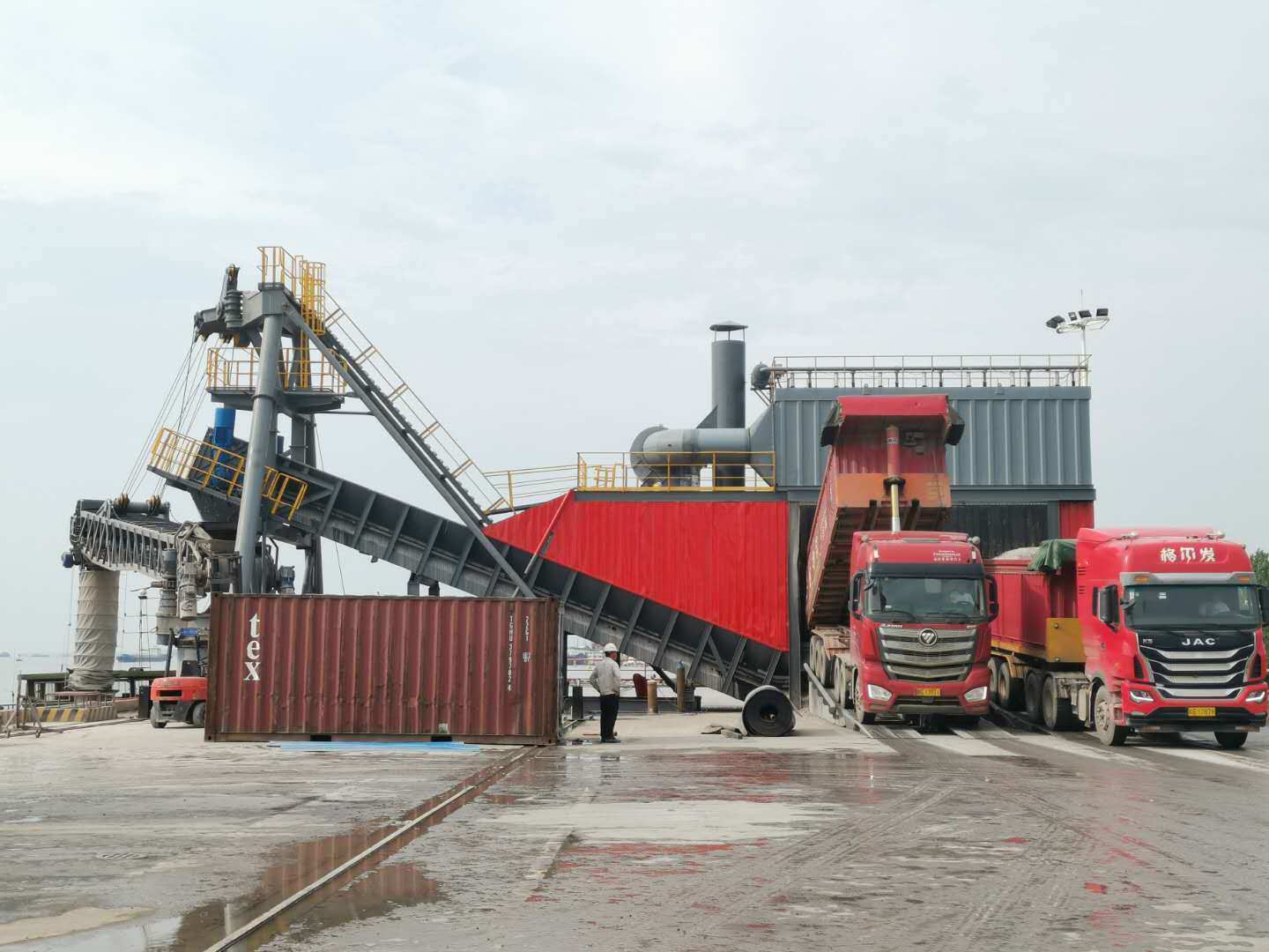 China 
                Mobile Ship Loader voor Cement met goede prijs
             leverancier