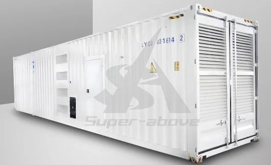 
                Generatore diesel Mitsubishi da 1500 kVA nudo in contenitore di alta qualità
            