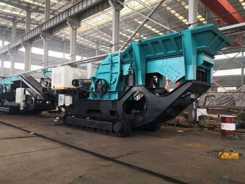 New Tracked-Mounted Mobile Crushing and Screening Plant Mobile Crusher for Sale