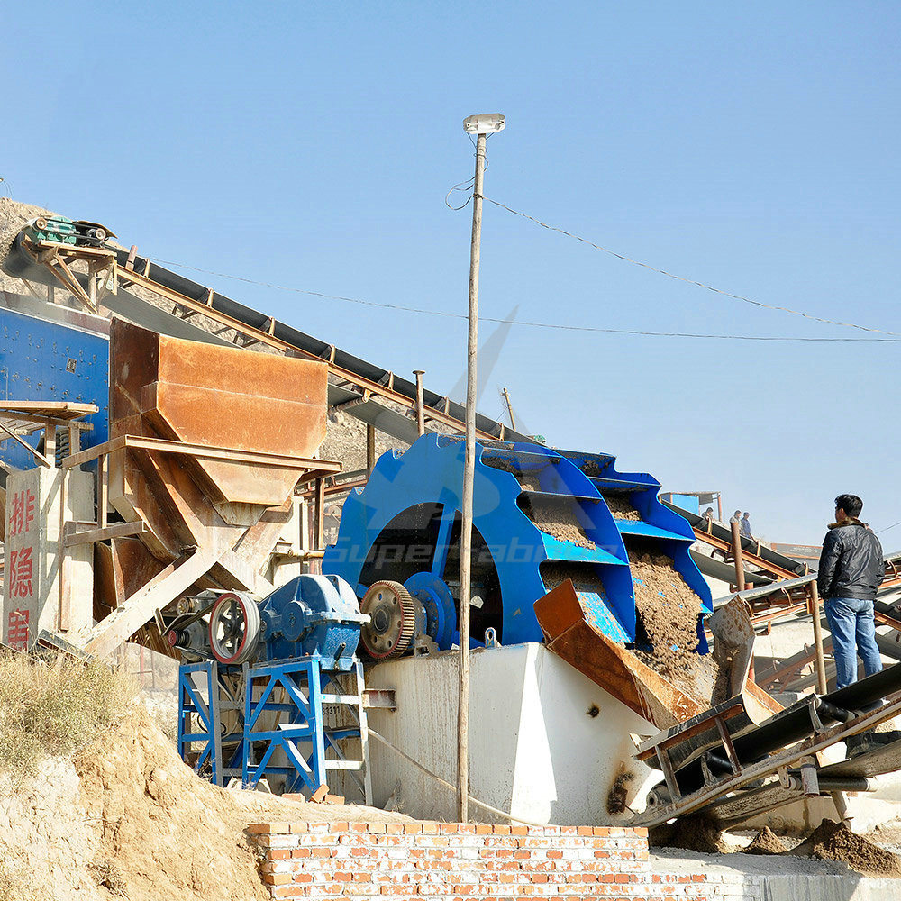 
                Fluss Sand Waschanlage Eimer Rad Sand Waschmaschine für Kambodscha Mit dem besten Preis
            