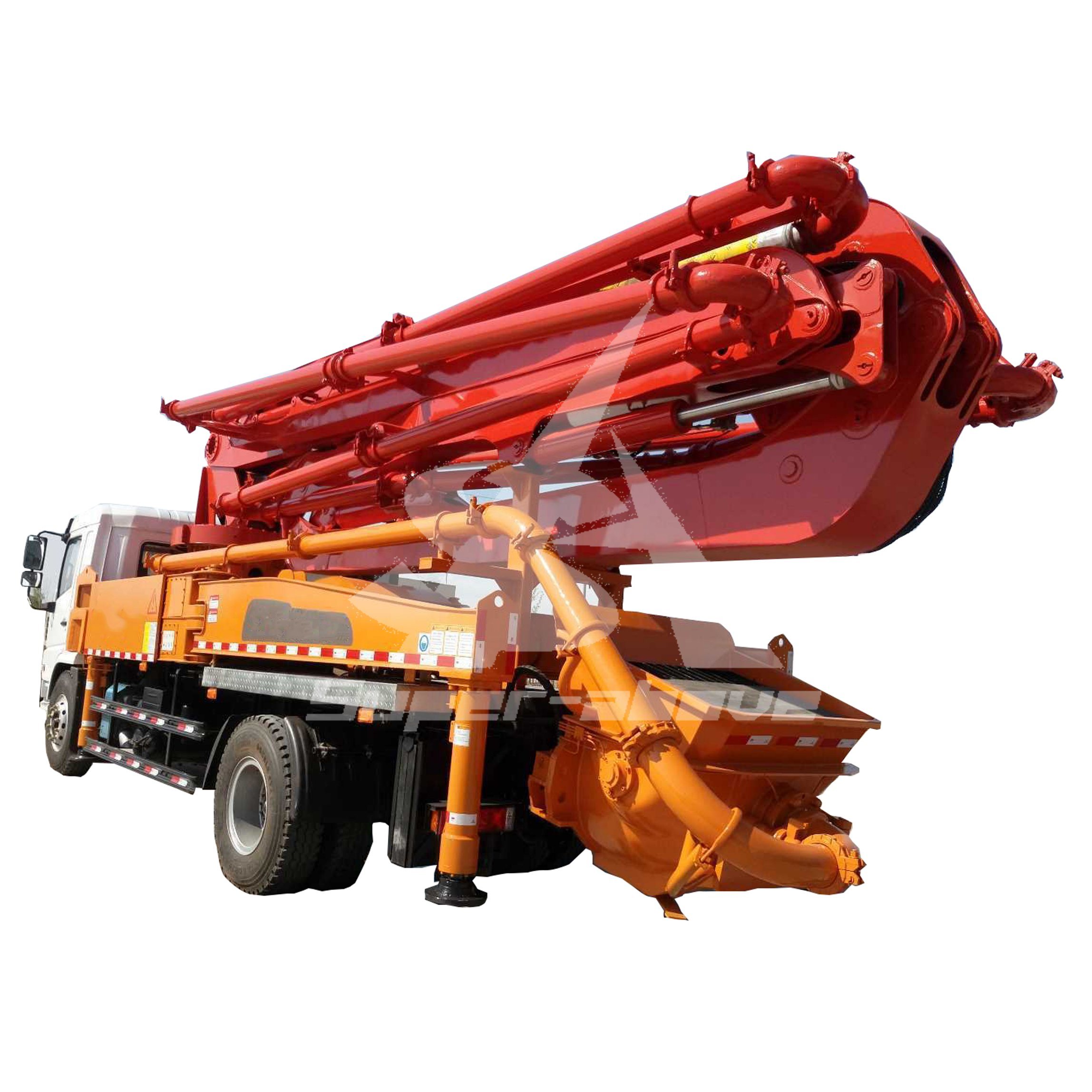Sinotruck Mounted 37m Truck Mounted Concrete Pump for Sale