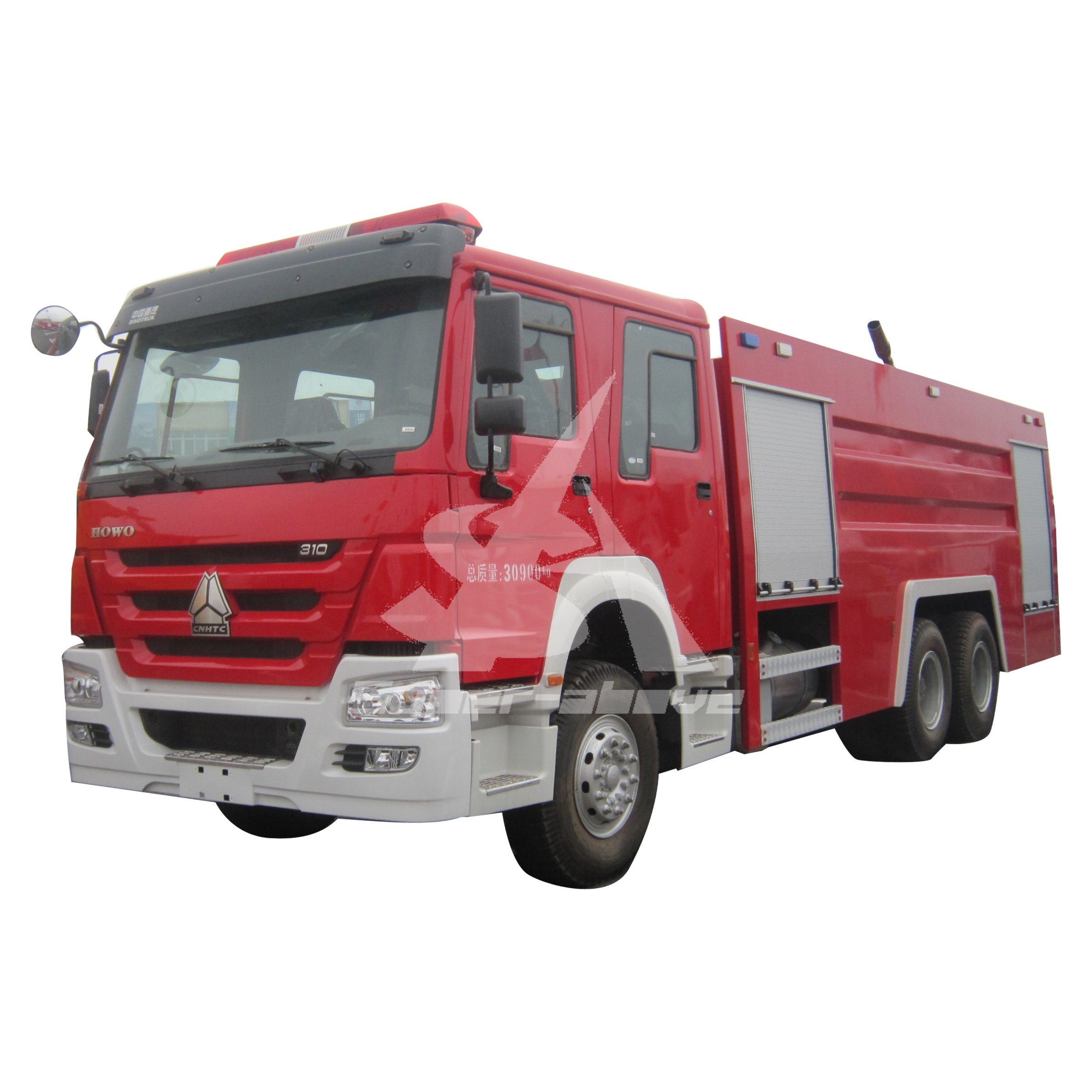 Sinotruk HOWO 6X4 6X6 18m Water Tower Fire Truck Water Foam Tanker Fire Fighting Truck Crane Arm Fire Truck