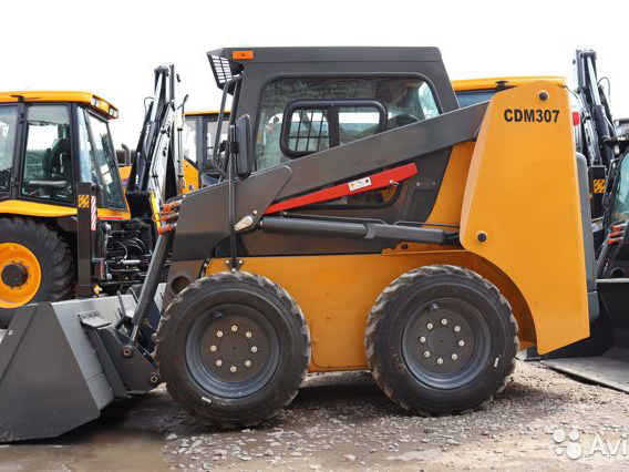 0.8 Ton Lonking Skid Steer Loader Cdm308 in Stock to Tajikistan