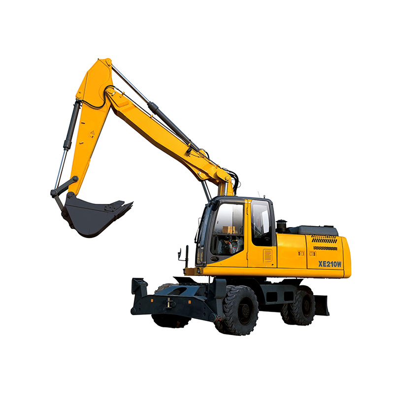 20 Ton Medium-Sized Wheel Excavator Xe210wa with High Reliability