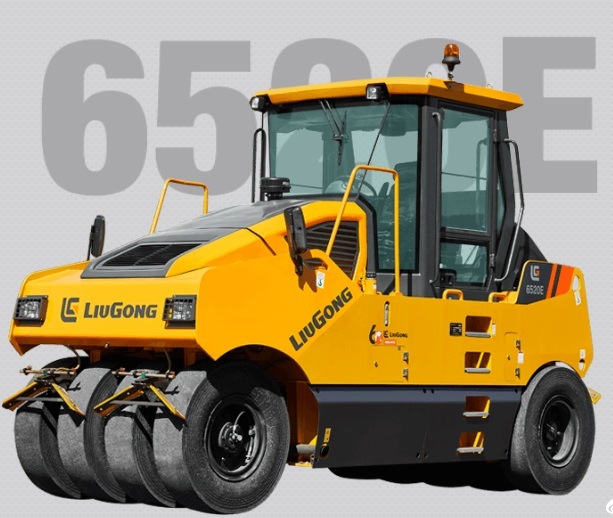 20ton Tire Road Roller 6520e with 97kw/2200rpm Top Brand Engine