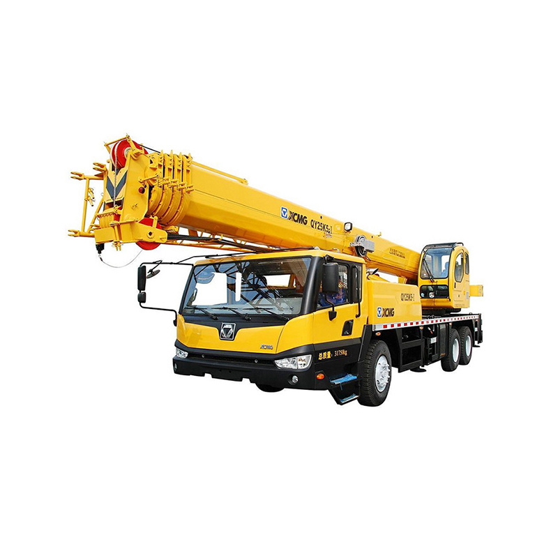 China 
                25t Qy25K5-I Five Section Booms Mobile Truck Crane
             supplier
