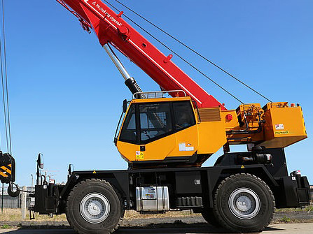 35 Ton Mobile Hydraulic Rough Terrain Crane Truck Crane Src350 with Hot Sale