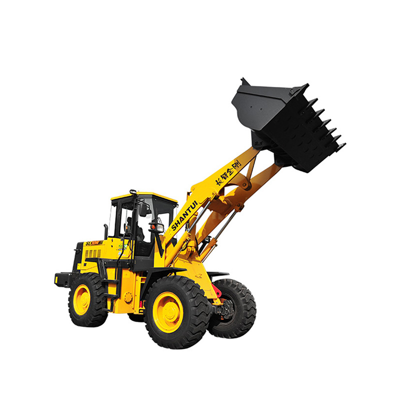 3ton Wheel Loader with Stick Rake 1.7cbm Bucket Capacity