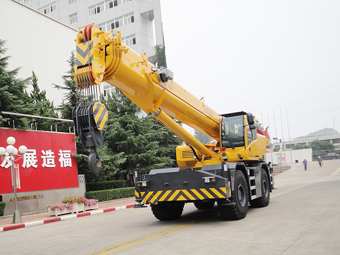 China 
                50 ton Ruw Terrain Crane Rt50 Hoge kwaliteit Prijs
             leverancier