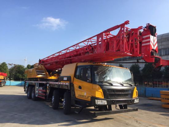 China 
                50 ton hydraulische inklapbare Mini Truck Crane Stc500t5 met 44,5m Gieklengte
             leverancier