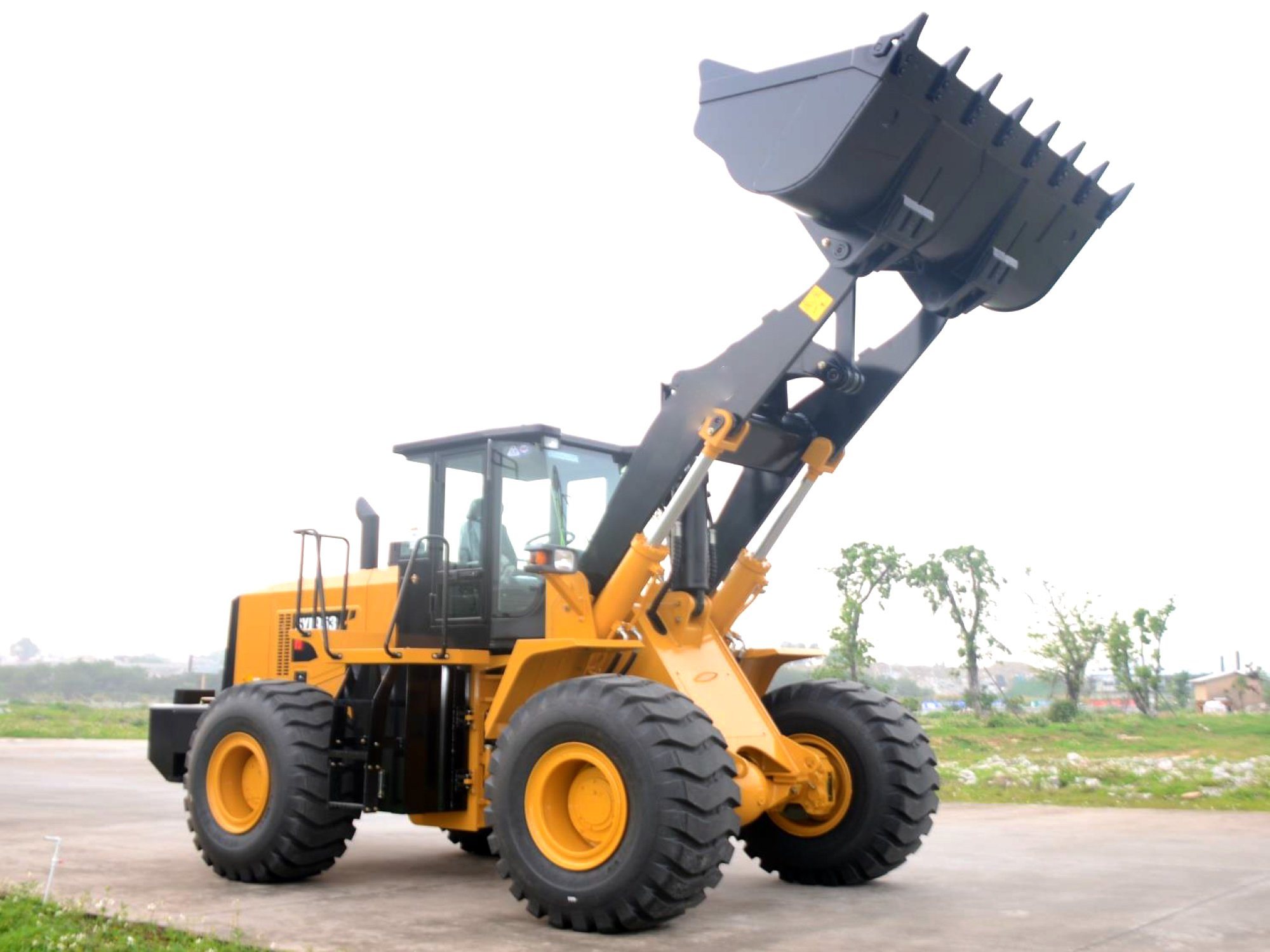 5ton Front End Loader Syl956h with Rops Cabin and Joystick