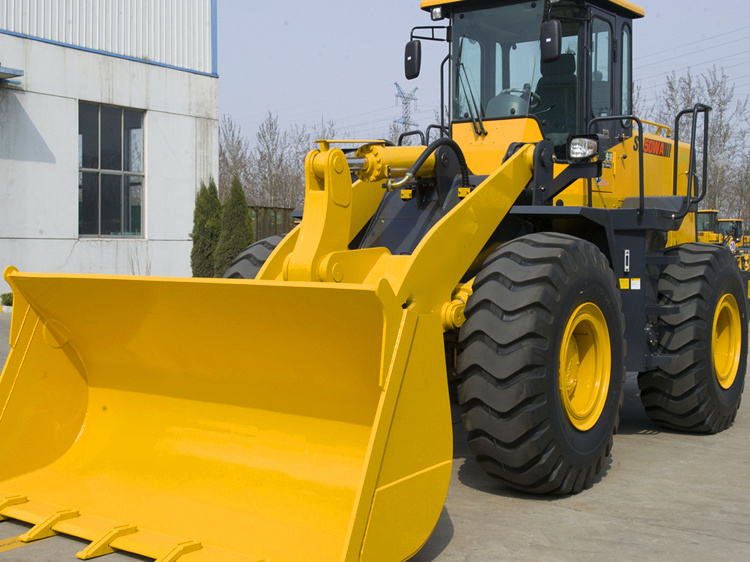 6tons Large Wheel Loader SL60W-2 with 3.5m3 Bucket Low Price From Shantuibrand