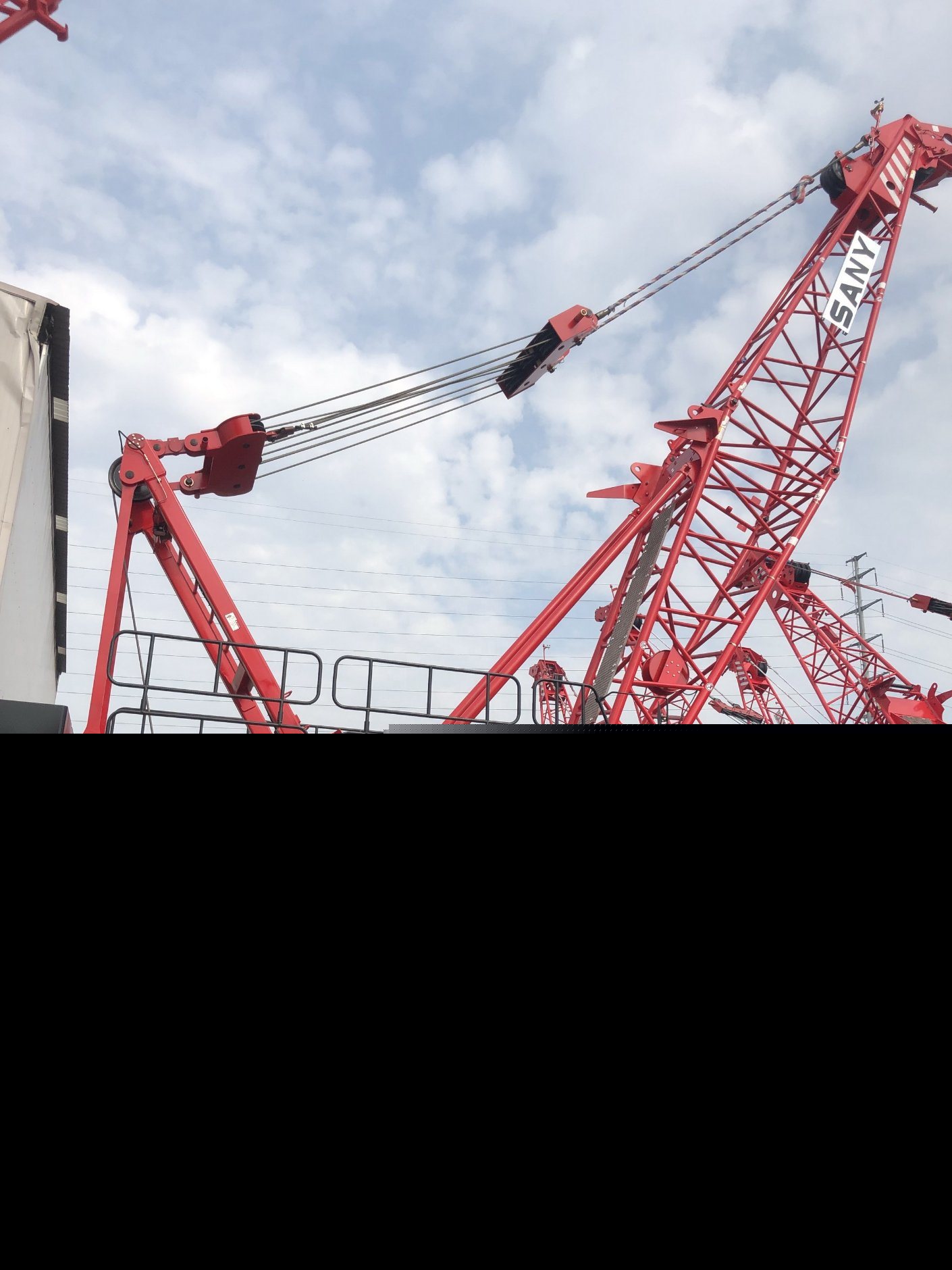 75 Ton Crawler Crane Scc750A Lifting Machines Hydraulic Crane
