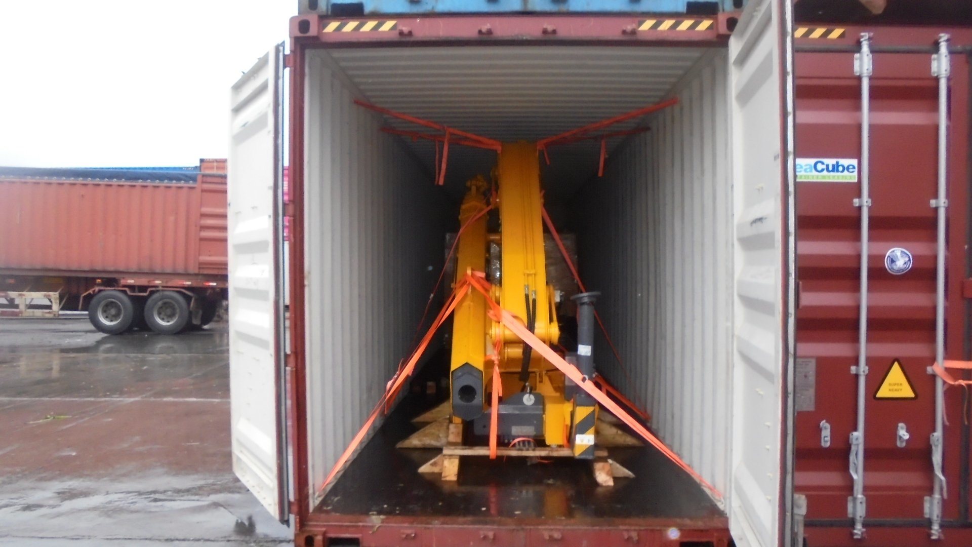 8 Ton Hydraulic Telescopic Boom Crane Truck Mounted Crane